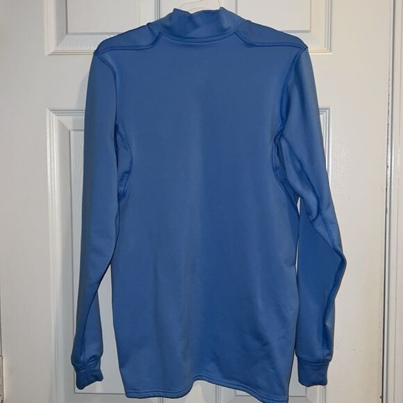 Nike Long Sleeve Light Blue Dry Fit Athletic Top Turtleneck Size Med - Picture 2 of 6